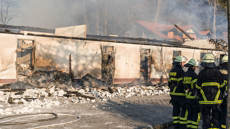 Brand in Reitstall in Bad Homburg