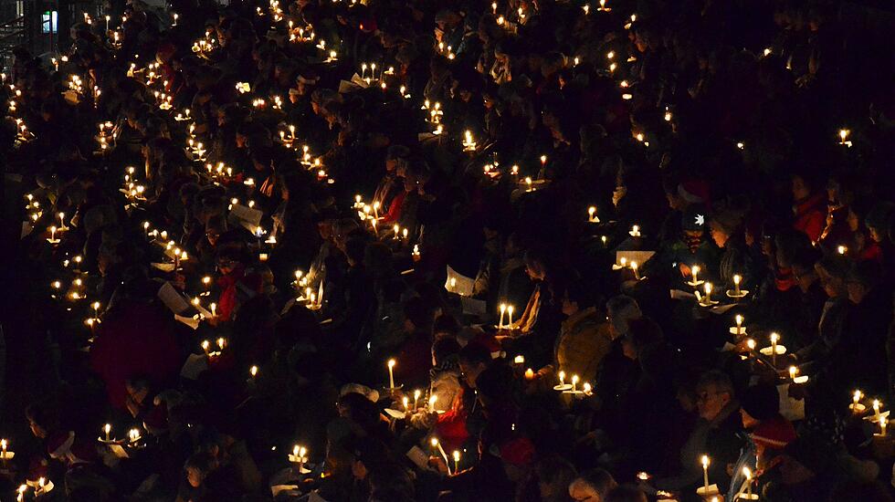 Weihnachtssingen beim EC Bad Nauheim