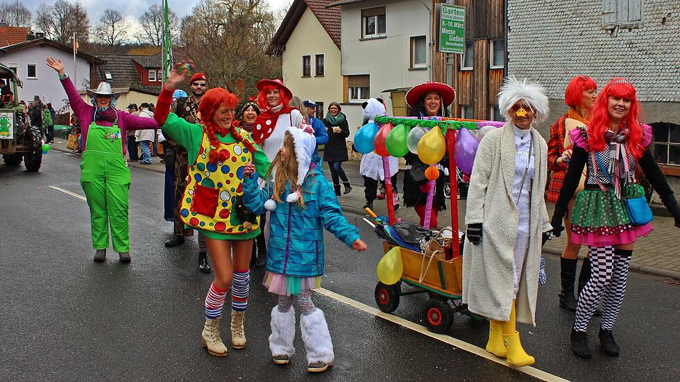 Faschingsdienstag im Kreis Gießen: Die Bilder aus dem Kreis Gießen