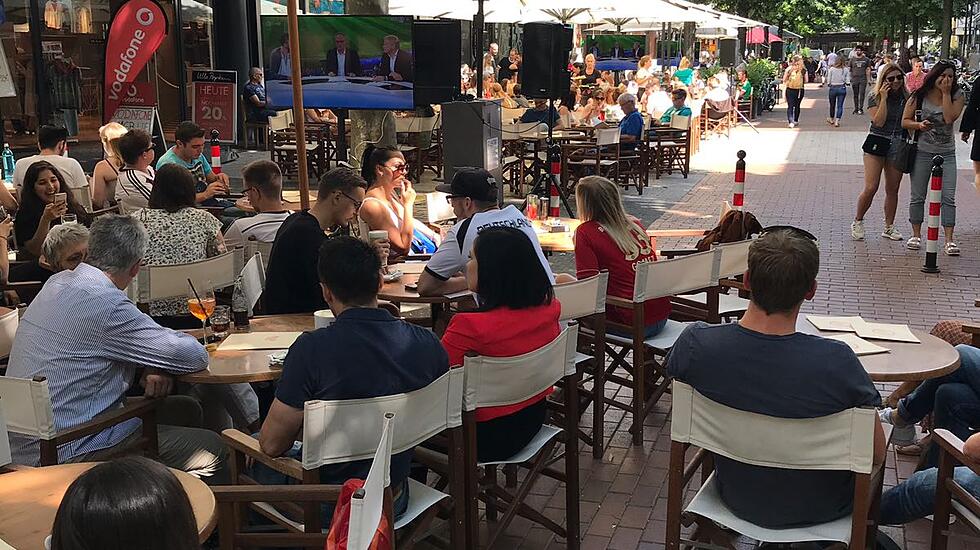 Public Viewing in Gießen: Deutschland gegen Südkorea