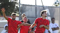 Benfica Lisbon training