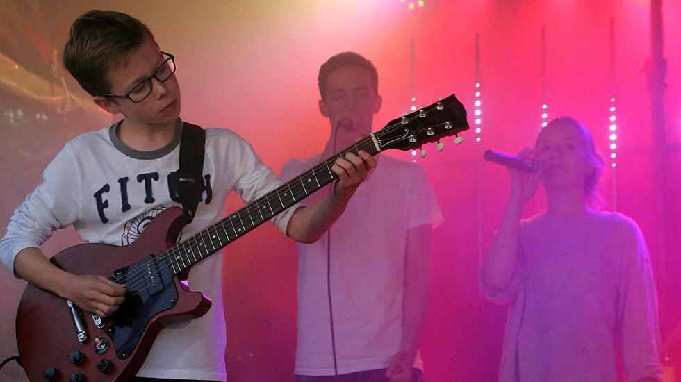 Rock im Sprudelhof  der Musikschule Bad Nauheim