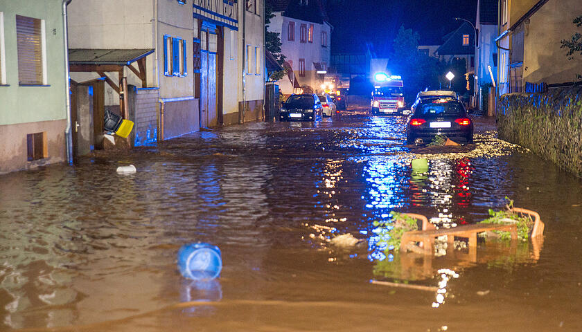 Schwere Unwetter in Mittelhessen