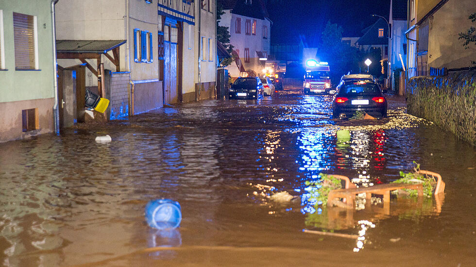 Schwere Unwetter in Mittelhessen