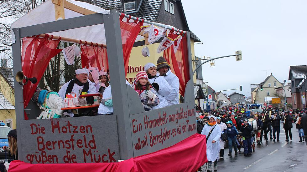 Die schönsten Bilder vom Fastnachtsumzug in Mücke