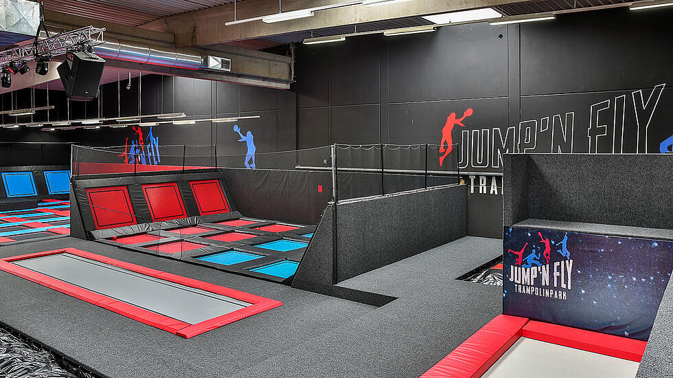So sieht es im Trampolinpark Linden aus